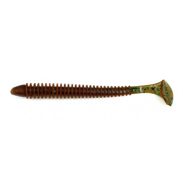 Силіконка для риби, Taipan Slim-View, 3,0 дюйми, 10шт/уп, колір №01 Green pumpkin